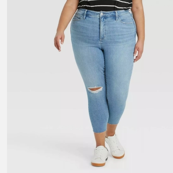 Ava Viv Cropped Skinny Jeans - Picture 1 of 3